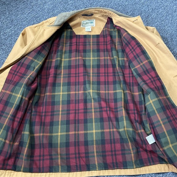 L.L. Bean Canvas Lined Field Jacket 0JV69 Men's Size Large - Picture 9 of 11